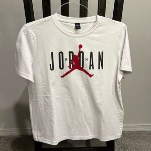 White short sleeve T Jordan air with graphic